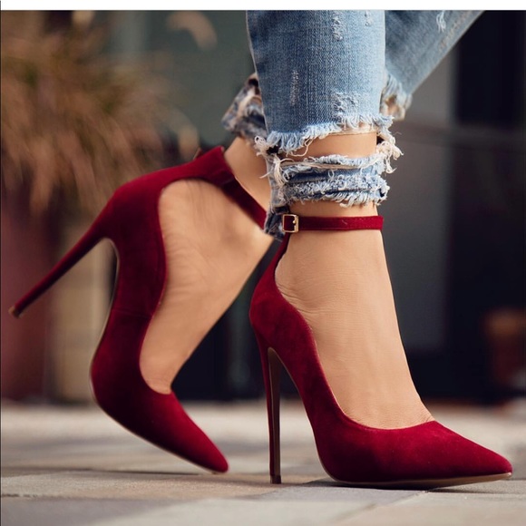 Shoe Republic LA Shoes - 🍷Wine Irene Pumps🍷